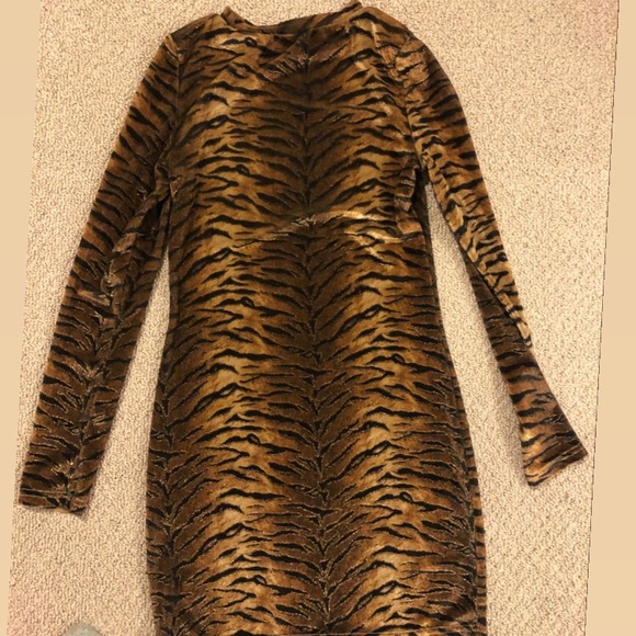 Unused mini, leopard print dress - Picture 1 of 3